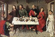 BOUTS, Dieric the Elder Christ in the House of Simon f oil painting on canvas